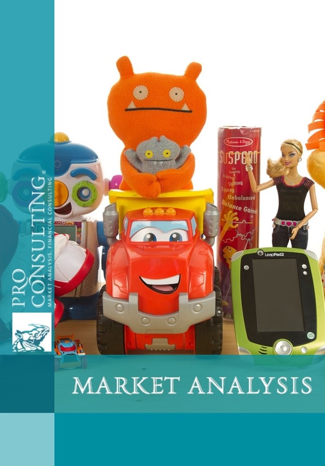 Market research report on children's toys in Ukraine. 2013